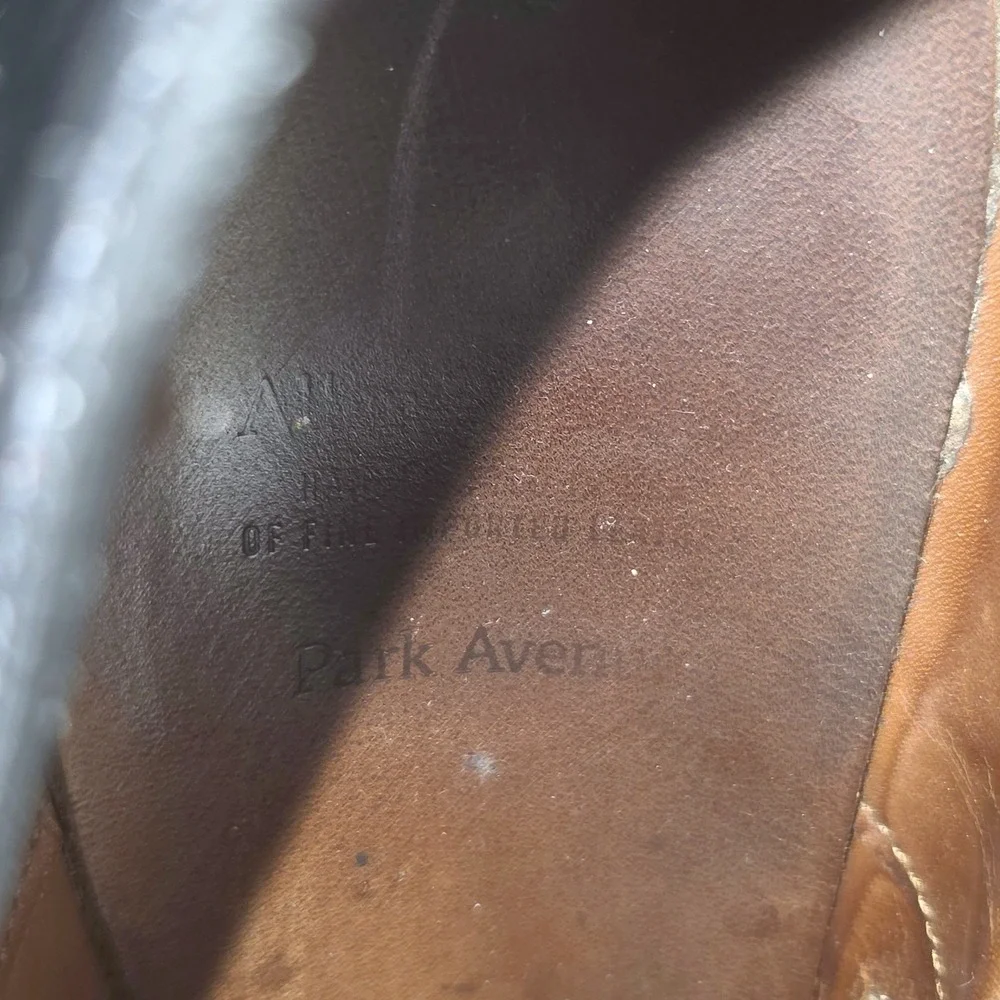 Allen Edmonds Park Avenue Black Men Oxford Dress Shoes 5615 Size 13 D